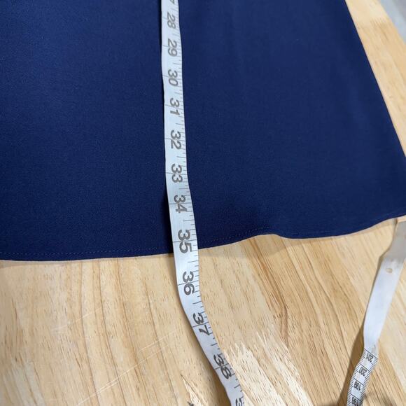 Lilly Pulitzer NWT Nala Soft Shift Dress True Navy Blue Size 4 Gold Floral Lace - Picture 10 of 12